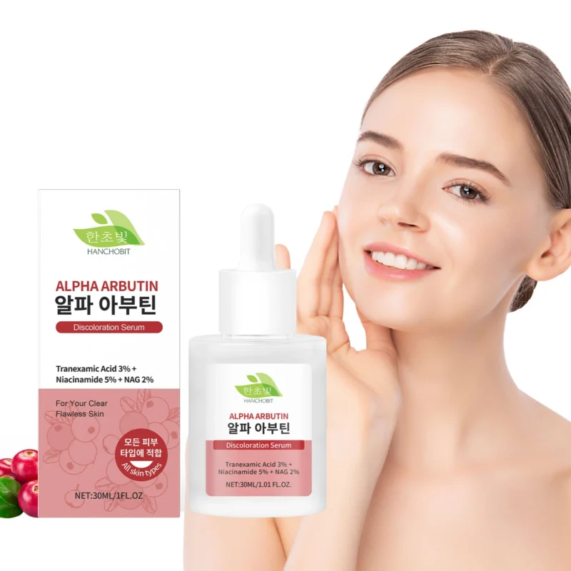 HANCHOBIT Arbutin Brightening Face Serum - Gentle Daily Moisturizing - Image 2