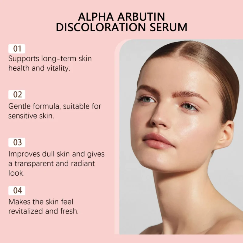 HANCHOBIT Arbutin Brightening Face Serum - Gentle Daily Moisturizing - Image 3