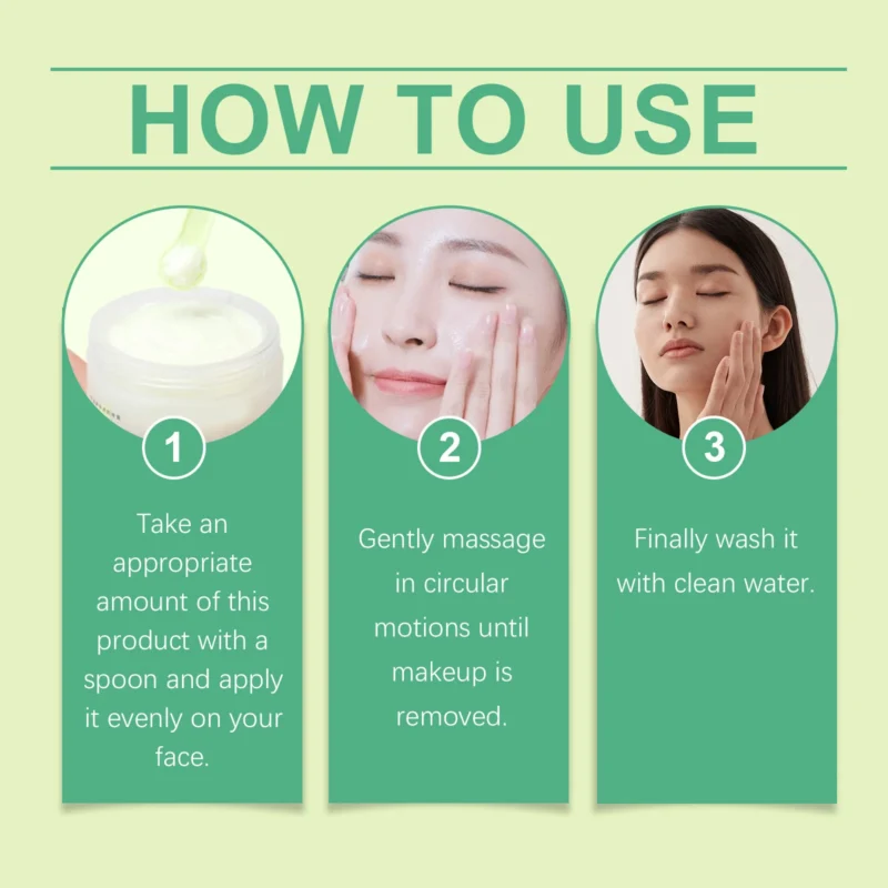 HANCHOBIT Avocado Cleansing Gel - Gentle Face Makeup Remover Cream - Image 6