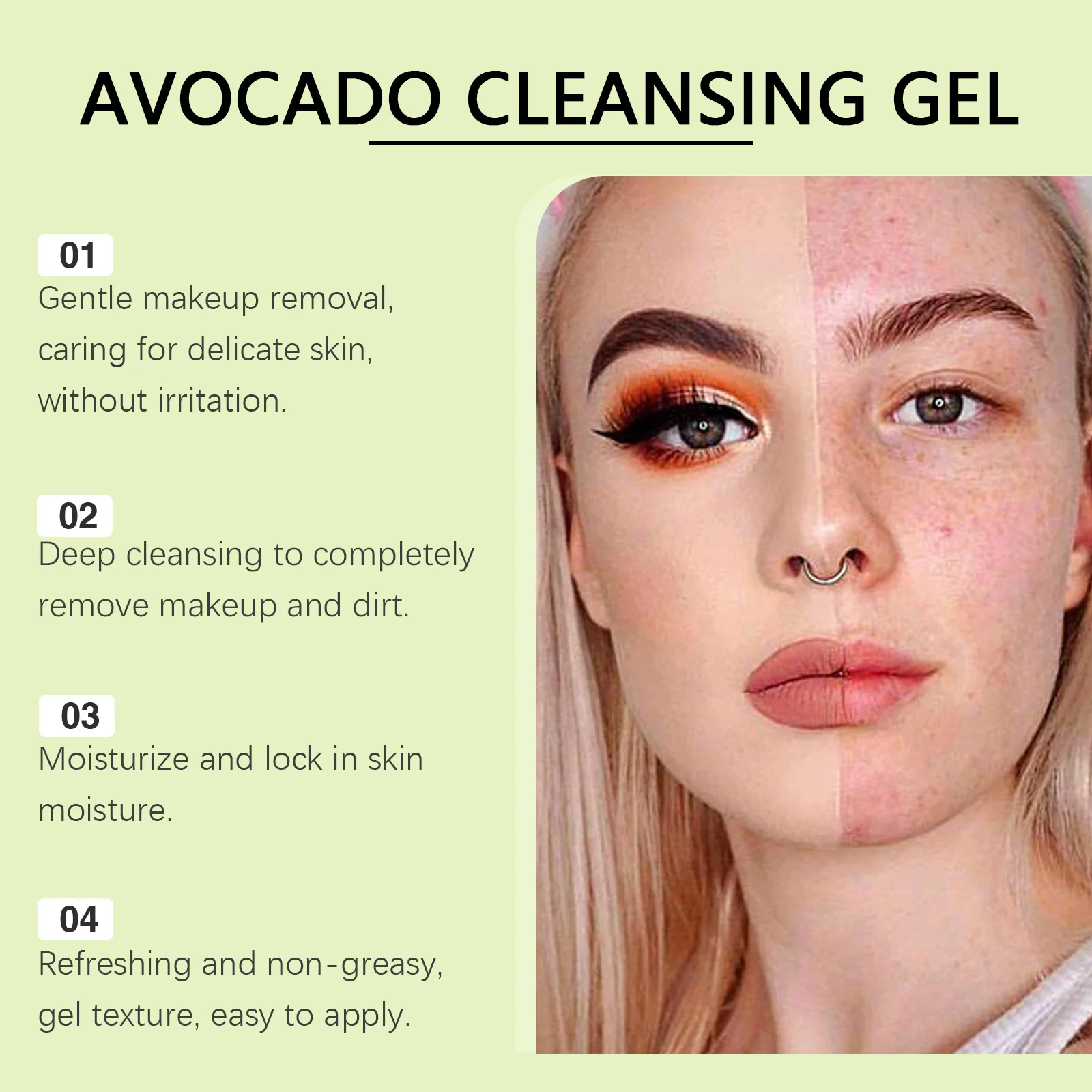 hanchobit avocado cleansing gel gentle makeup remover HANCHOBIT HX 09 103