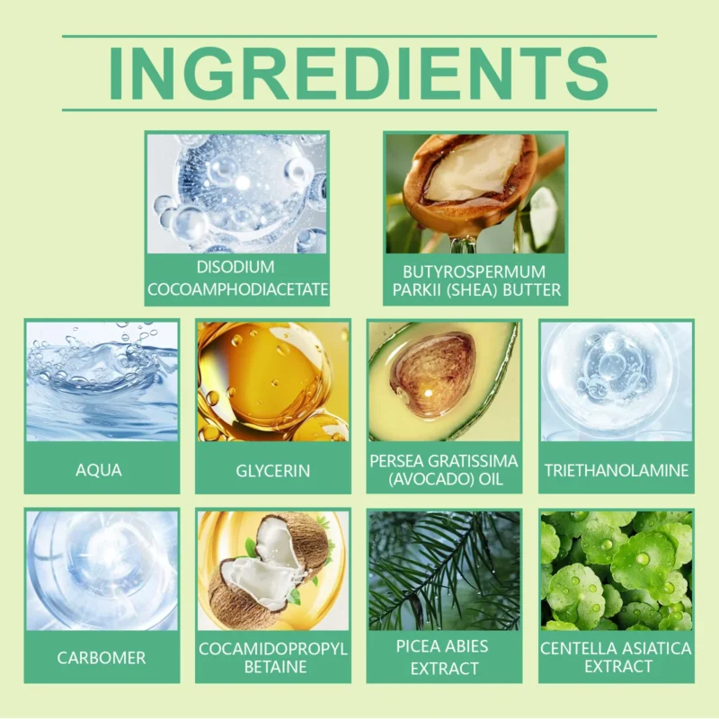 HANCHOBIT Avocado Cleansing Gel - Gentle Face Makeup Remover Cream - Image 5
