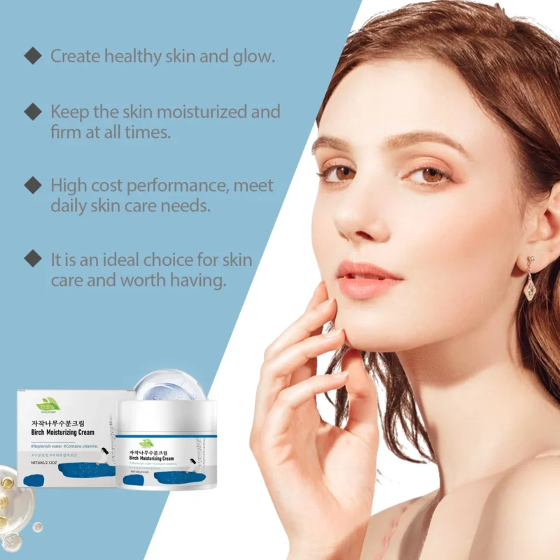 HANCHOBIT Birch Hydrating Moisturizer for Nourished, Bright Skin - Image 3