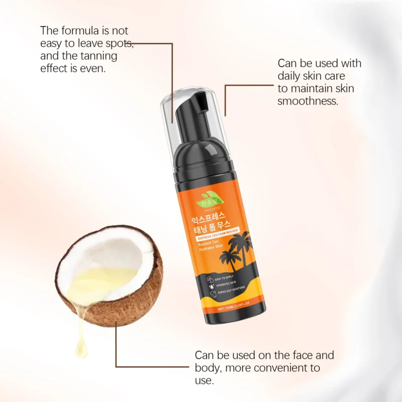 Hanchobit Black Foam Mousse for Even Skin Tone & Moisturizing - Image 3