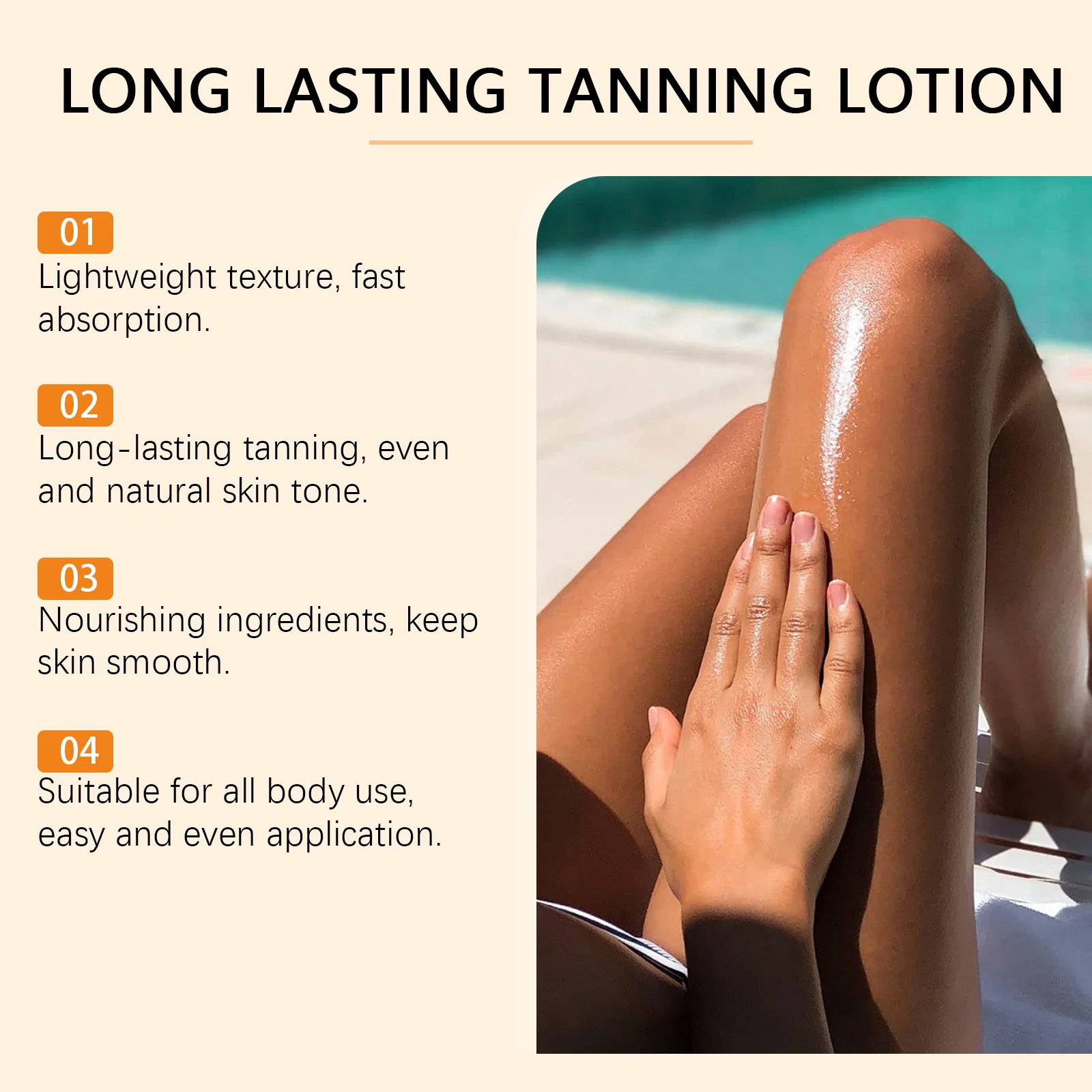 hanchobit black tanning lotion moisturizing long lasting HANCHOBIT HX 64 777