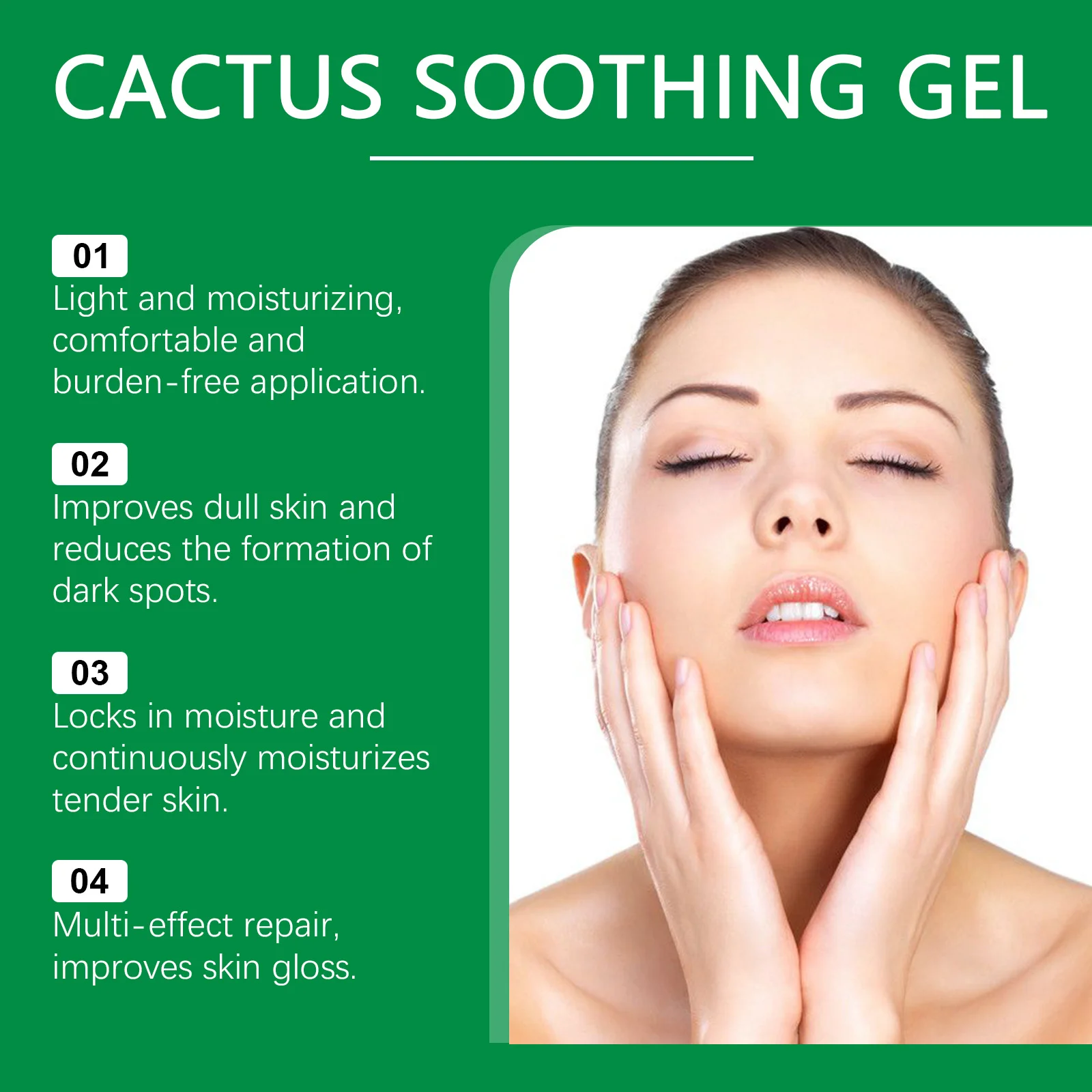 hanchobit cactus soothing gel hydrating moisturizer post sun HANCHOBIT HX 108 1337