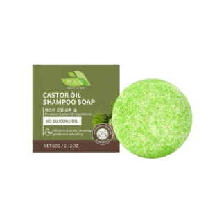 HANCHOBIT Castor Oil Shampoo Soap - Gentle Hair Cleansing & Nourishment