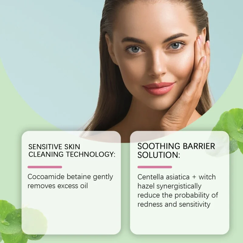 HANCHOBIT Centella Asiatica Soothing Facial Cleanser for Oily Skin - Image 4