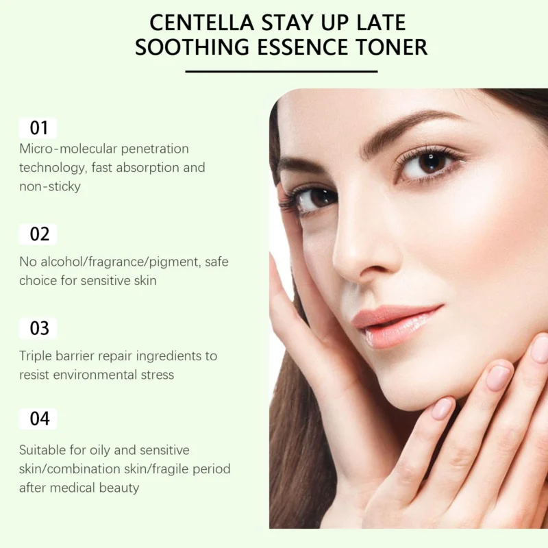 HANCHOBIT Centella Asiatica Soothing Essence for Hydration & Oil Balance - Image 3