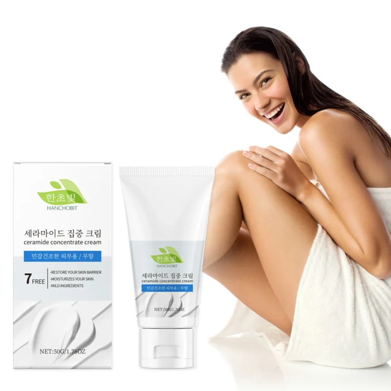 HANCHOBIT Ceramide Cream Moisturizes, Hydrates & Protects Skin Barrier - Image 2