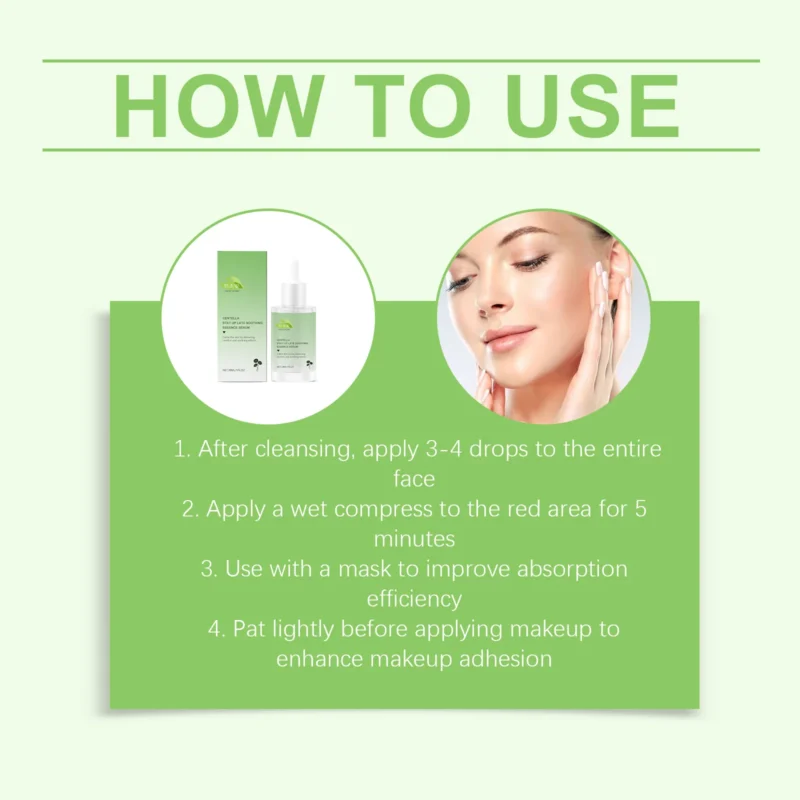 HANCHOBIT Cica Soothing Essence: Gentle Moisturizing & Nourishing - Image 6