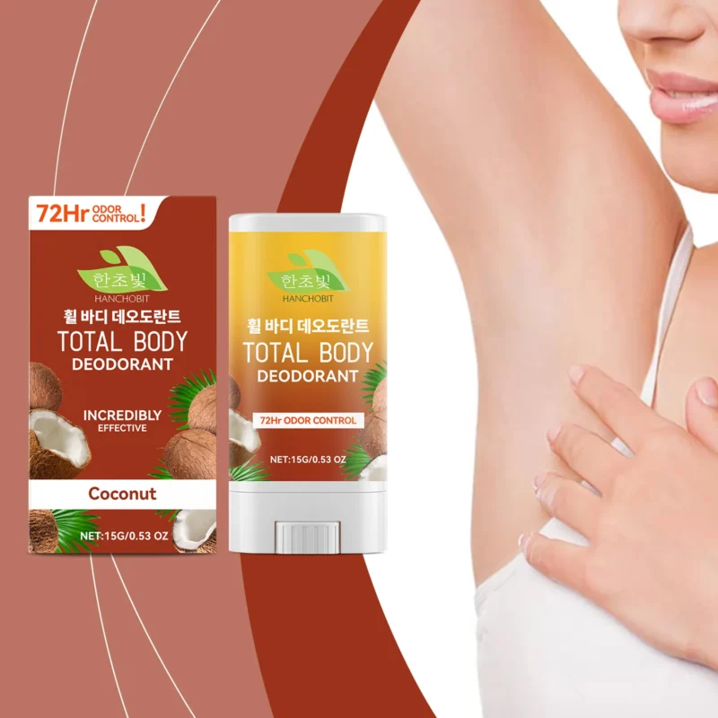 HANCHOBIT Coconut Body Care Bar - Refreshing & Non-Greasy - Image 2