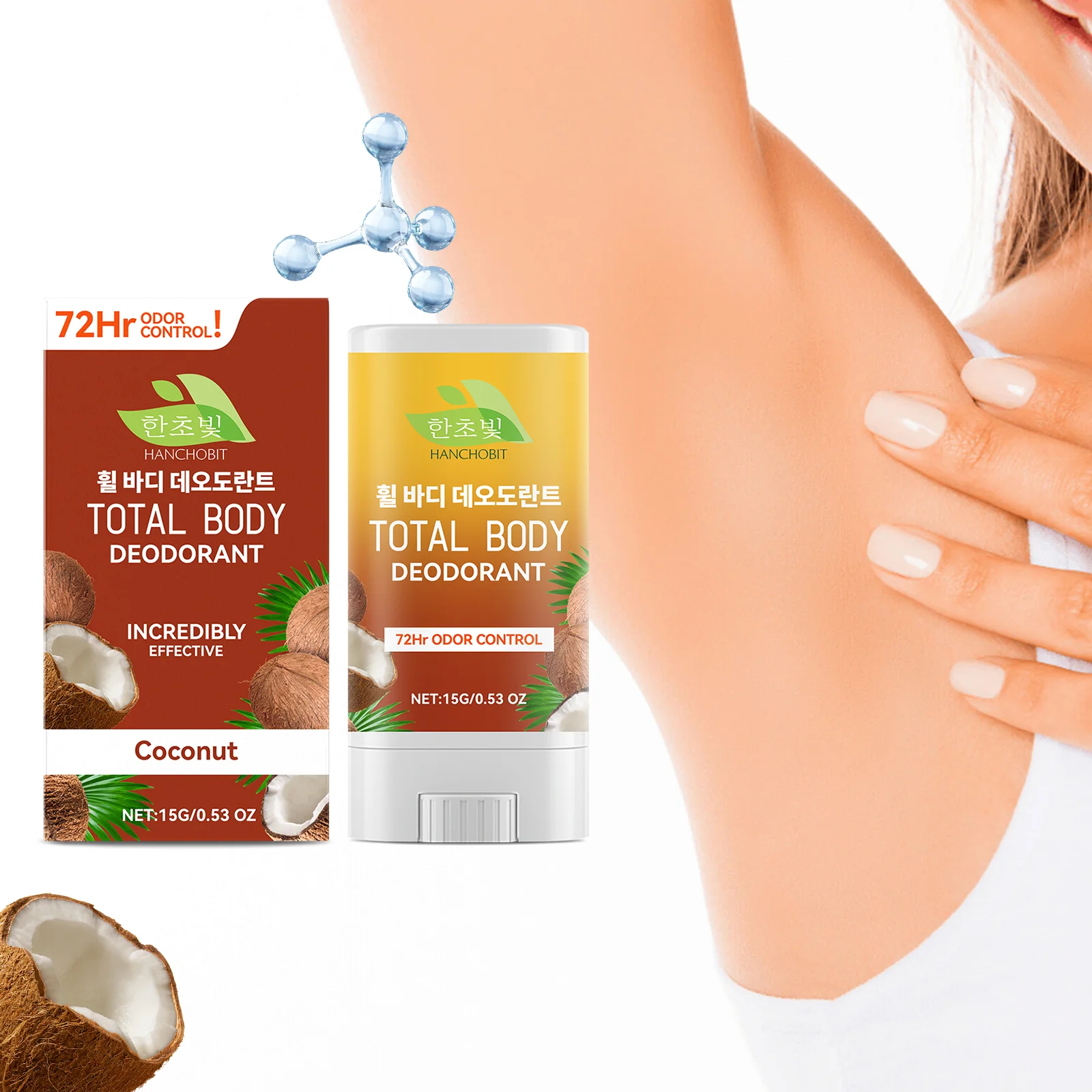 hanchobit coconut body care bar refreshing non greasy HANCHOBIT HX 66 798