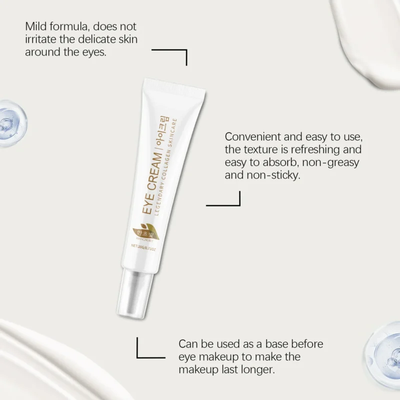 HANCHOBIT Collagen Eye Cream - Moisturizing & Nourishing Eye Treatment - Image 3