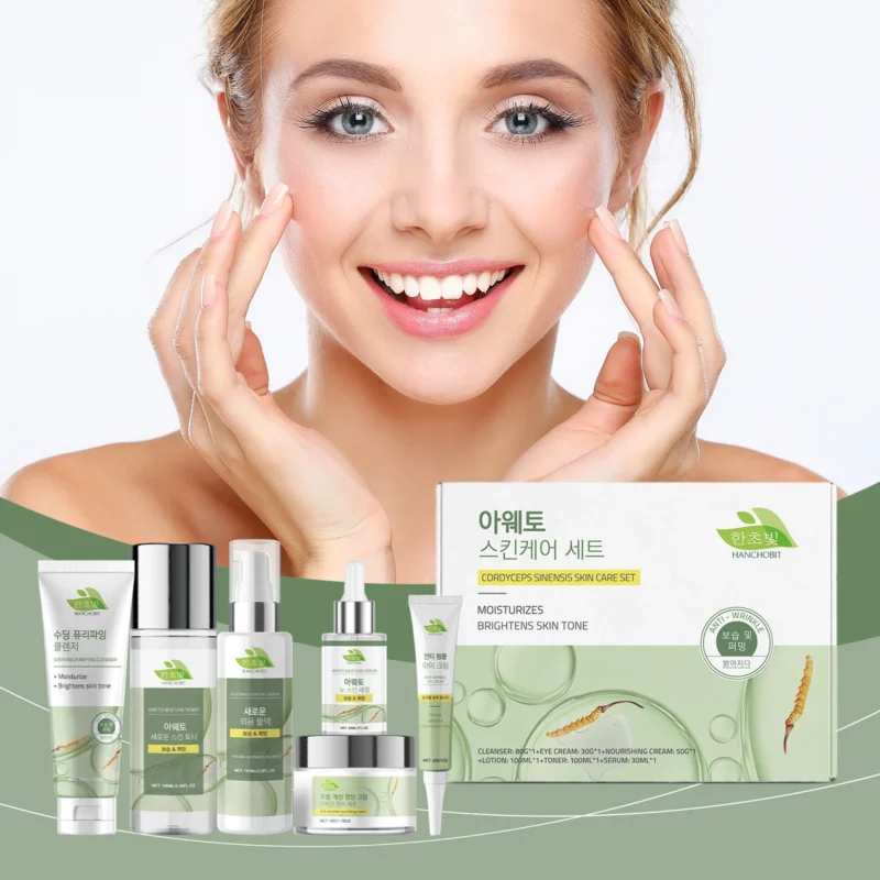 HANCHOBIT Cordyceps Skin Care Set - Moisturizing & Hydrating Facial Care - Image 2
