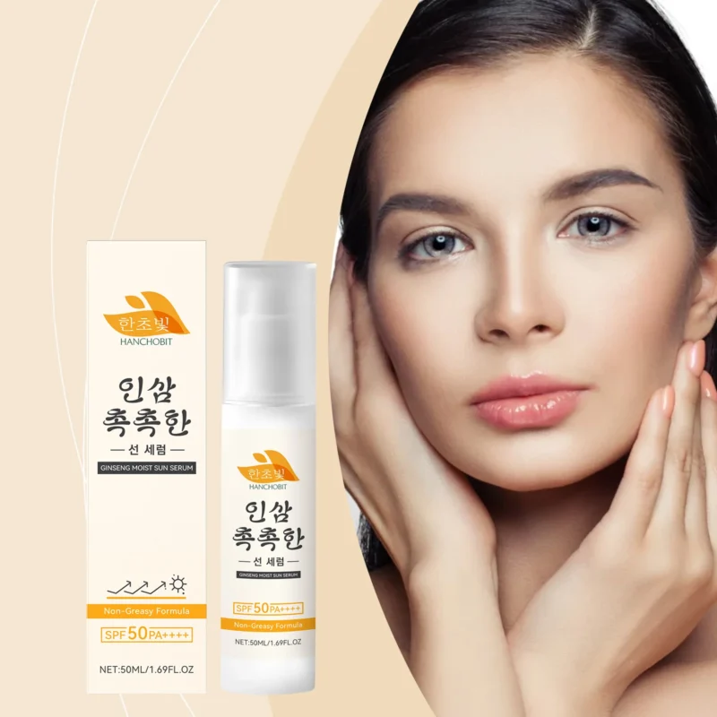 HANCHOBIT Daily Moisturizing Sunscreen Essence - Light, Non-Sticky Protection - Image 2