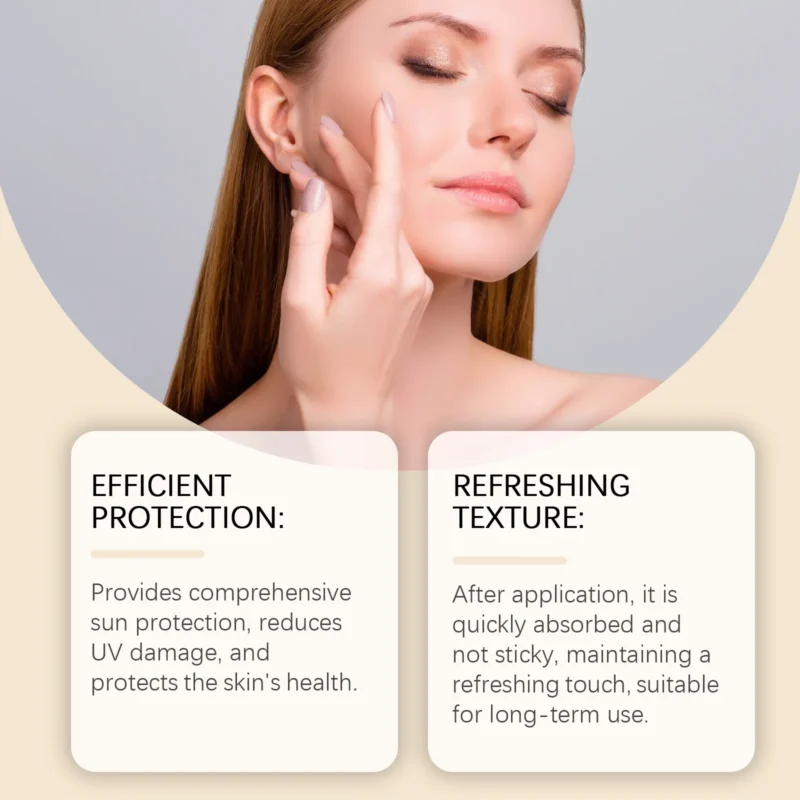 HANCHOBIT Daily Moisturizing Sunscreen Essence - Light, Non-Sticky Protection - Image 4