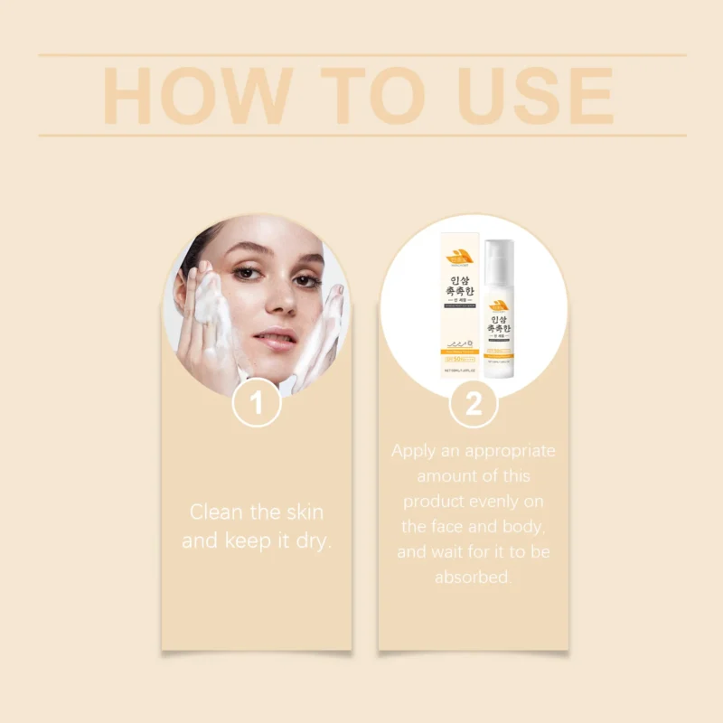 HANCHOBIT Daily Moisturizing Sunscreen Essence - Light, Non-Sticky Protection - Image 6