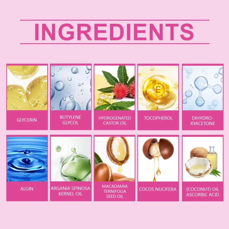 HANCHOBIT Dark Body Oil for Moisturizing, Even Skin Tone & Smoothness - Image 5