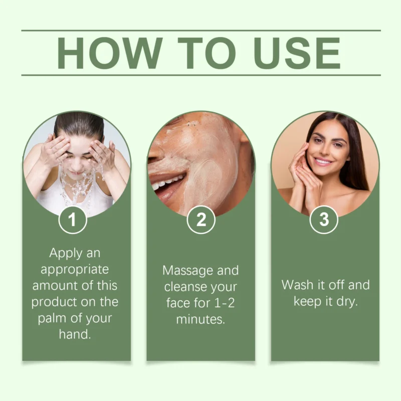 HANCHOBIT Exfoliating Gentle Cleanser - Refreshing Moisturizing Face Wash - Image 6