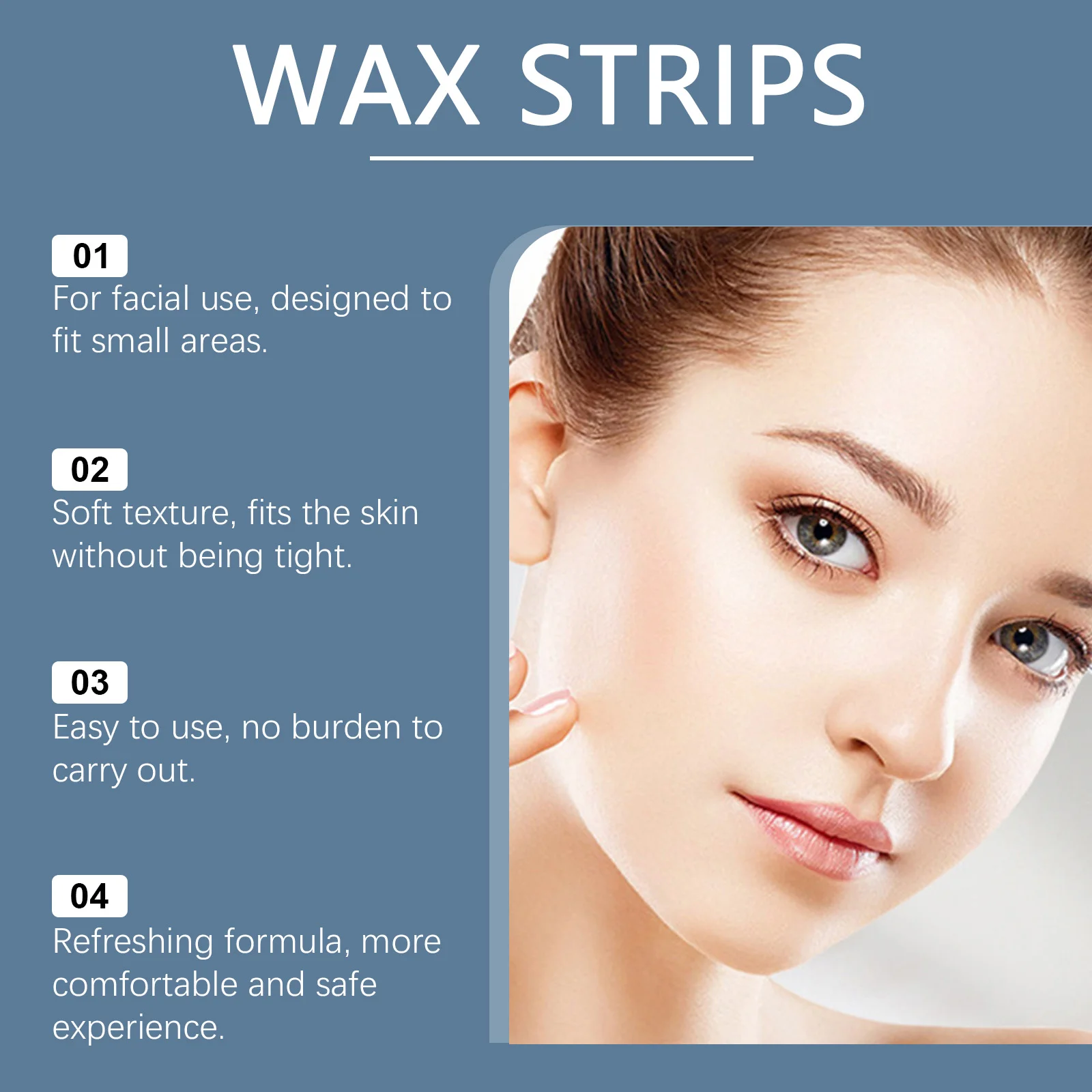 hanchobit facial hair removal wax paper gentle clean HANCHOBIT HX 118 1460