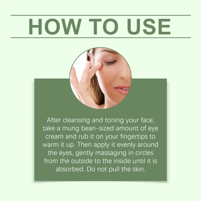 HANCHOBIT Firming Eye Cream for Wrinkles, Brightening & Deep Hydration - Image 6