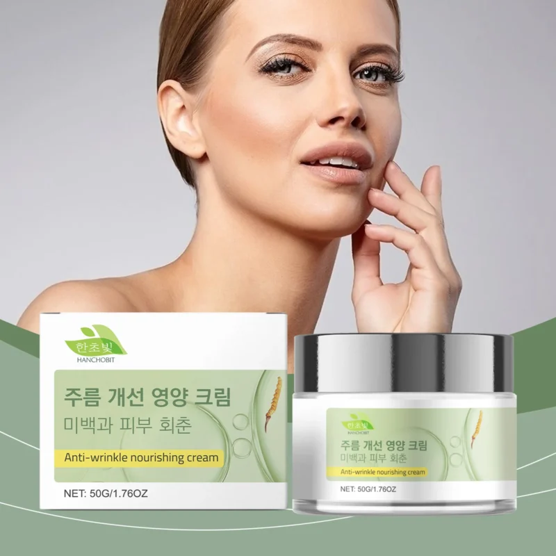 HANCHOBIT Firming Moisturizing Cream for Delicate Skin - Reduces Fine Lines - Image 2