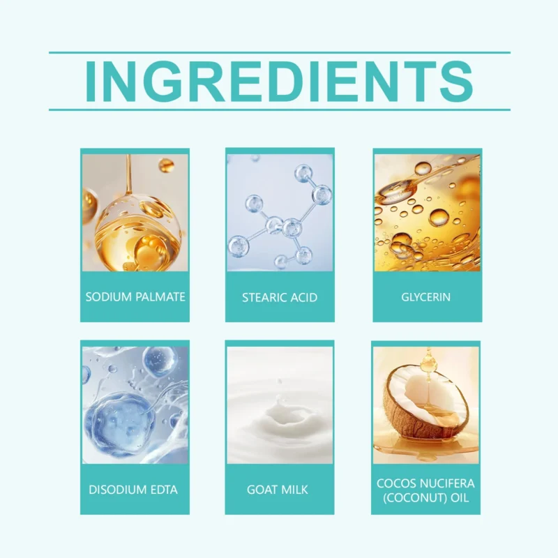 HANCHOBIT Gentle Goat Milk & Coconut Oil Cleansing Soap for Face - Image 5