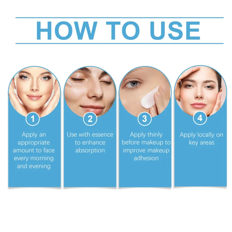 HANCHOBIT Gentle Light Moisturizing Face Cream for Dry Skin - Image 6