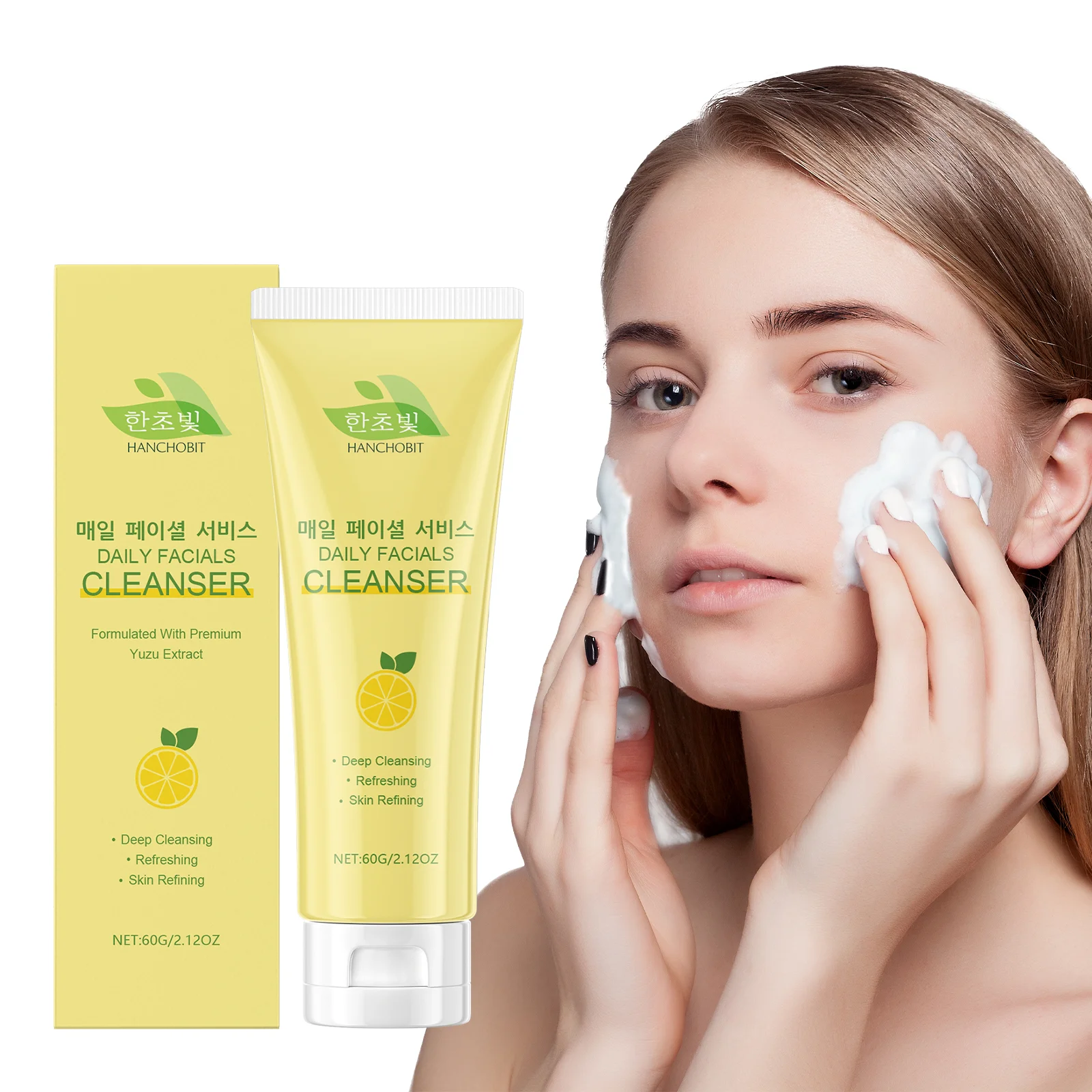 hanchobit gentle moisturizing facial cleanser HANCHOBIT HX 34 396