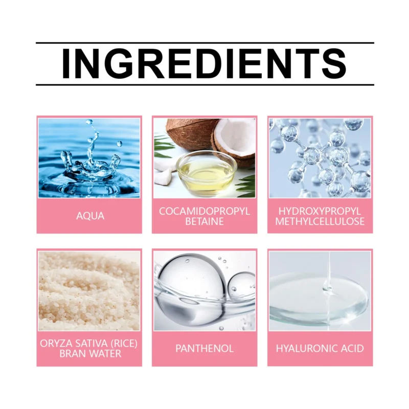 HANCHOBIT Gentle Rice Water Brightening Foam Facial Cleanser - Image 5