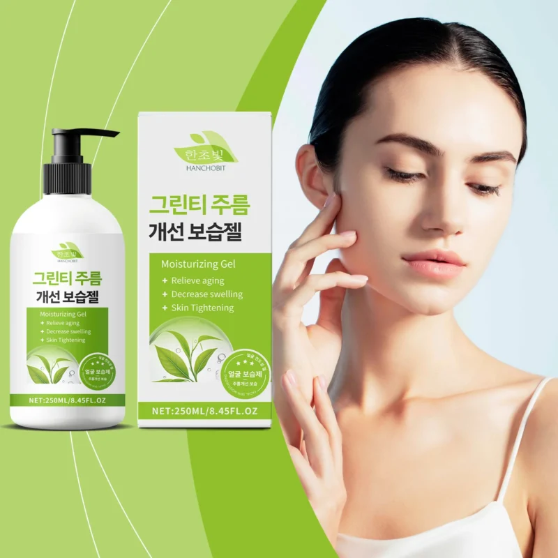 HANCHOBIT Green Tea Firming Gel: Hydrating Moisturizing Face Cream - Image 2