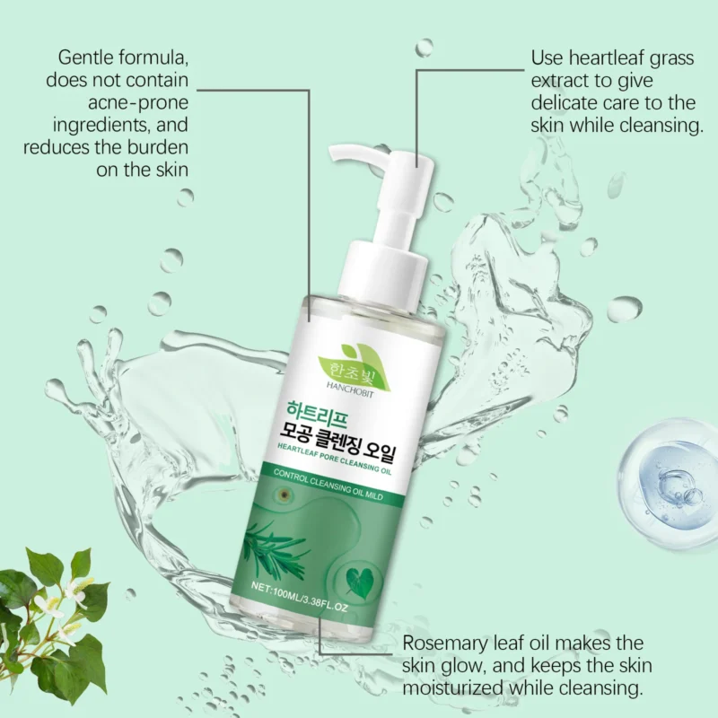 HANCHOBIT Heartleaf Houttuynia Cleansing Oil - Gentle Deep Moisturizing - Image 4