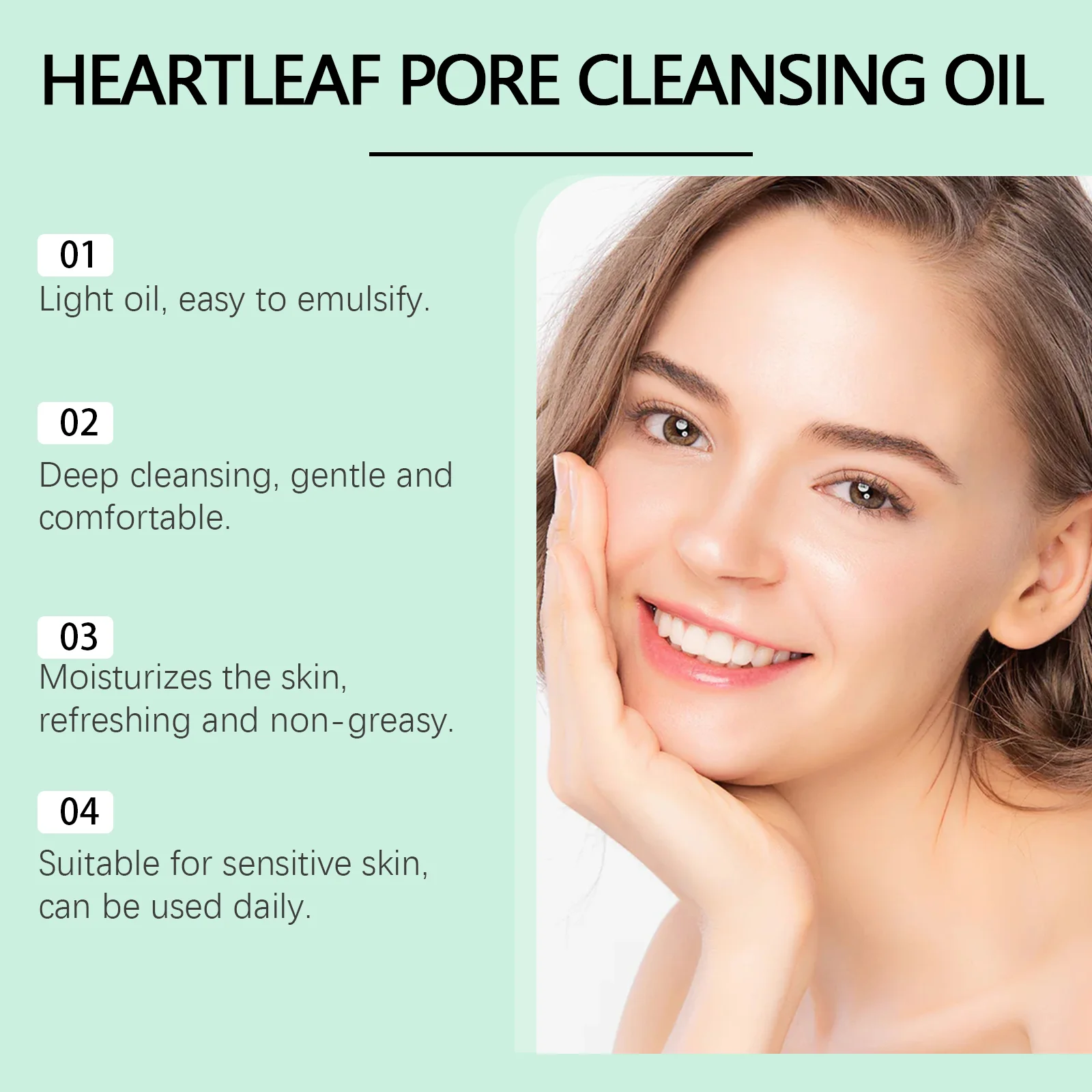 hanchobit heartleaf houttuynia cleansing oil deep moisturizing HANCHOBIT HX 55 659