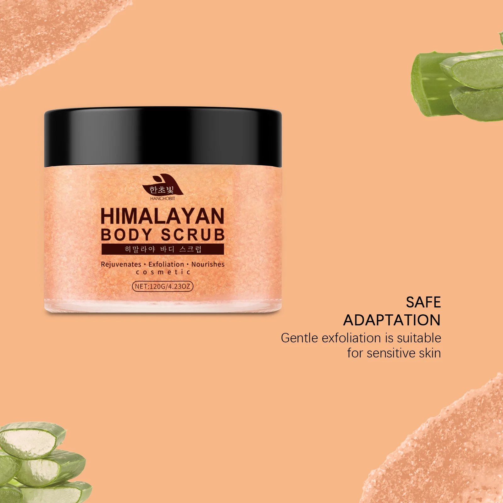 hanchobit himalayan salt body scrub cleanses dead skin HANCHOBIT HX 106 1308