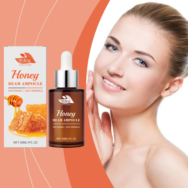 HANCHOBIT Honey Facial Essence: Moisturize, Control Oil, Brighten, Firm - Image 2