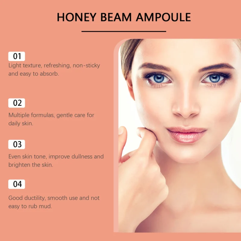 HANCHOBIT Honey Facial Essence: Moisturize, Control Oil, Brighten, Firm - Image 3