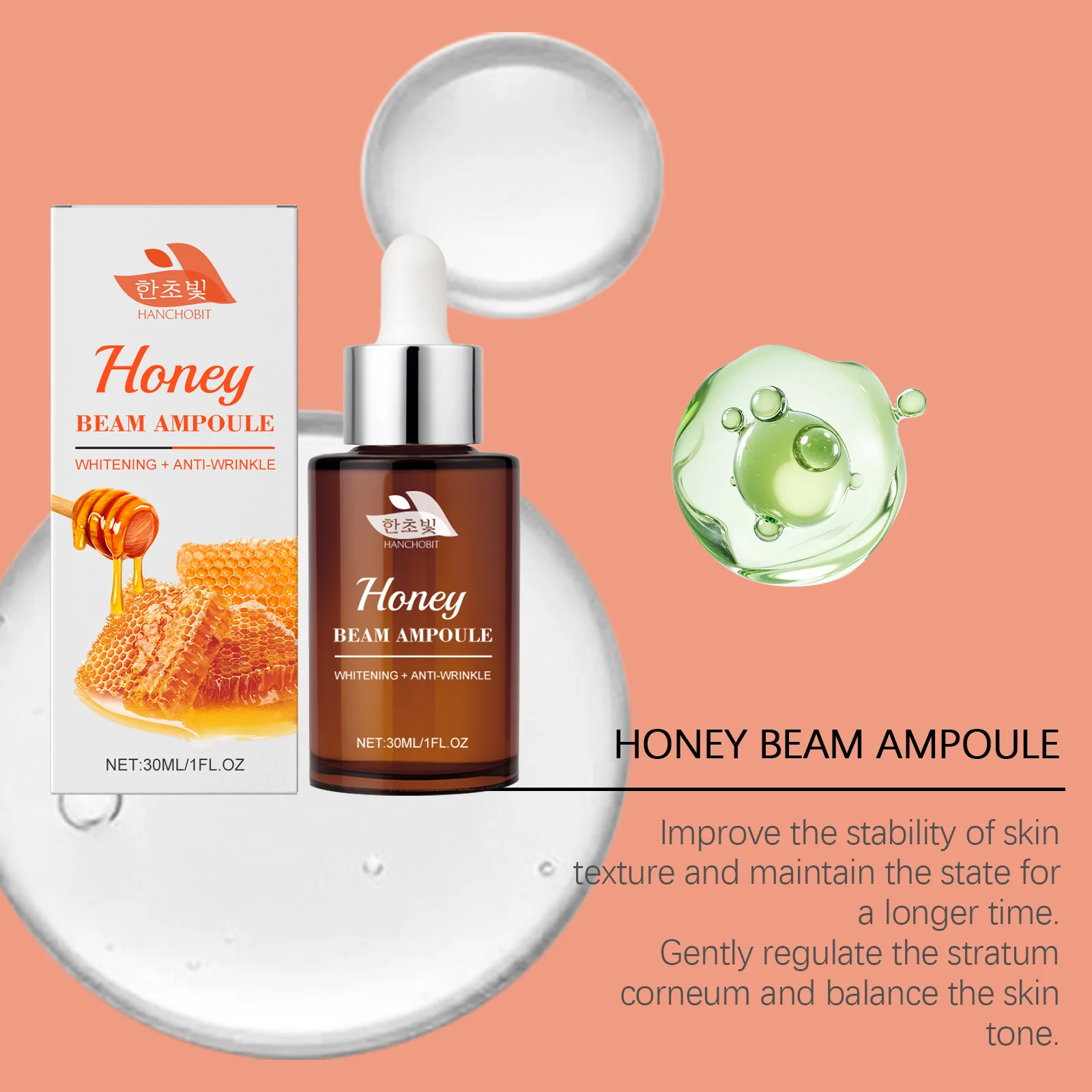 hanchobit honey facial essence moisturize control oil brighten HANCHOBIT HX 125 1551