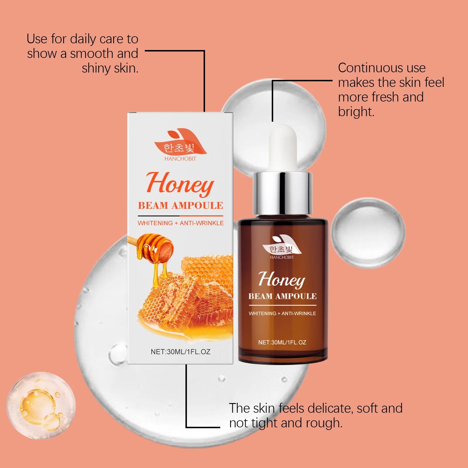 hanchobit honey facial essence moisturize control oil brighten HANCHOBIT HX 125 1552
