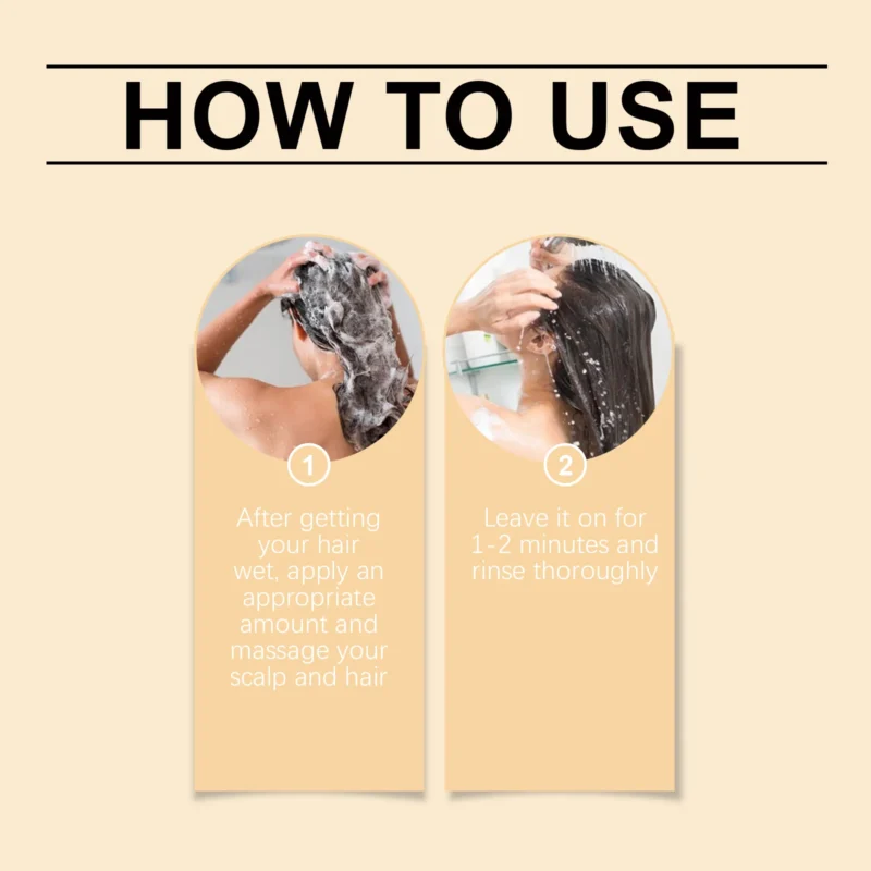 HANCHOBIT Keratin Complex Shampoo for Clean, Smooth, Moisturized & Glossy Hair - Image 6