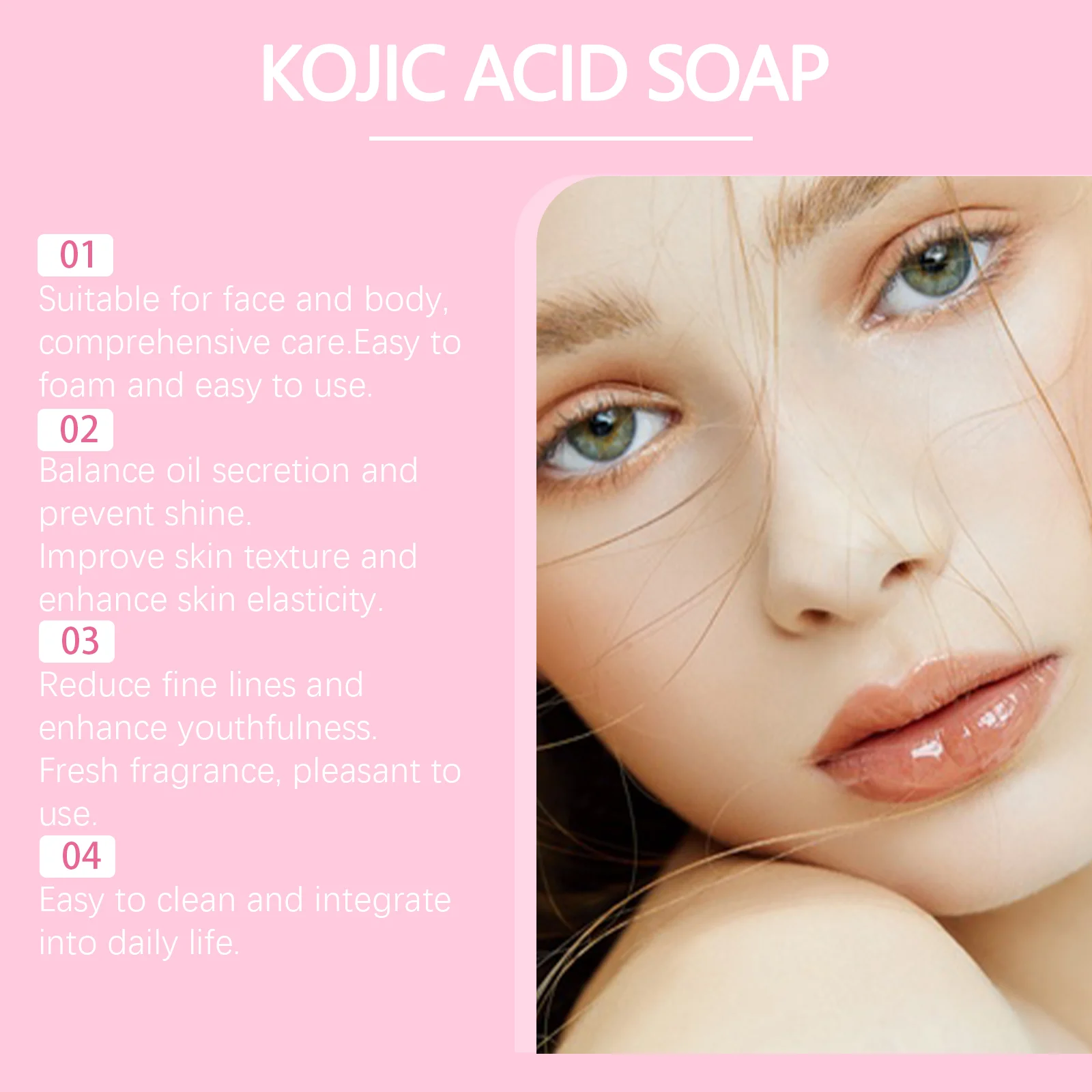 hanchobit kojic acid facial soap cleansing hydrating HANCHOBIT HX 12 139