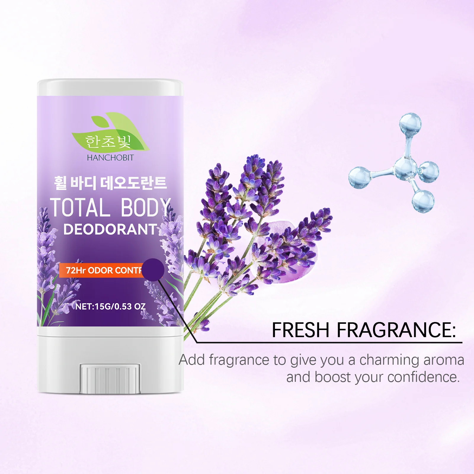 hanchobit lavender antiperspirant body stick long lasting HANCHOBIT HX 67 813