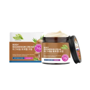 HANCHOBIT Magnesium Cream with Coconut Oil - Moisturizing Body Cream for Post-Workout Care