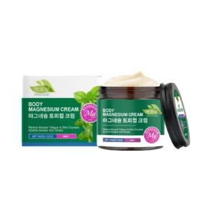 HANCHOBIT Magnesium Cream with Mint - Soothing Moisturizer for Muscle Relaxation