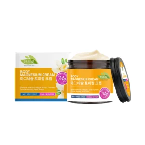 HANCHOBIT Magnesium Cream Vanilla Butter - Moisturizer for Post-Exercise