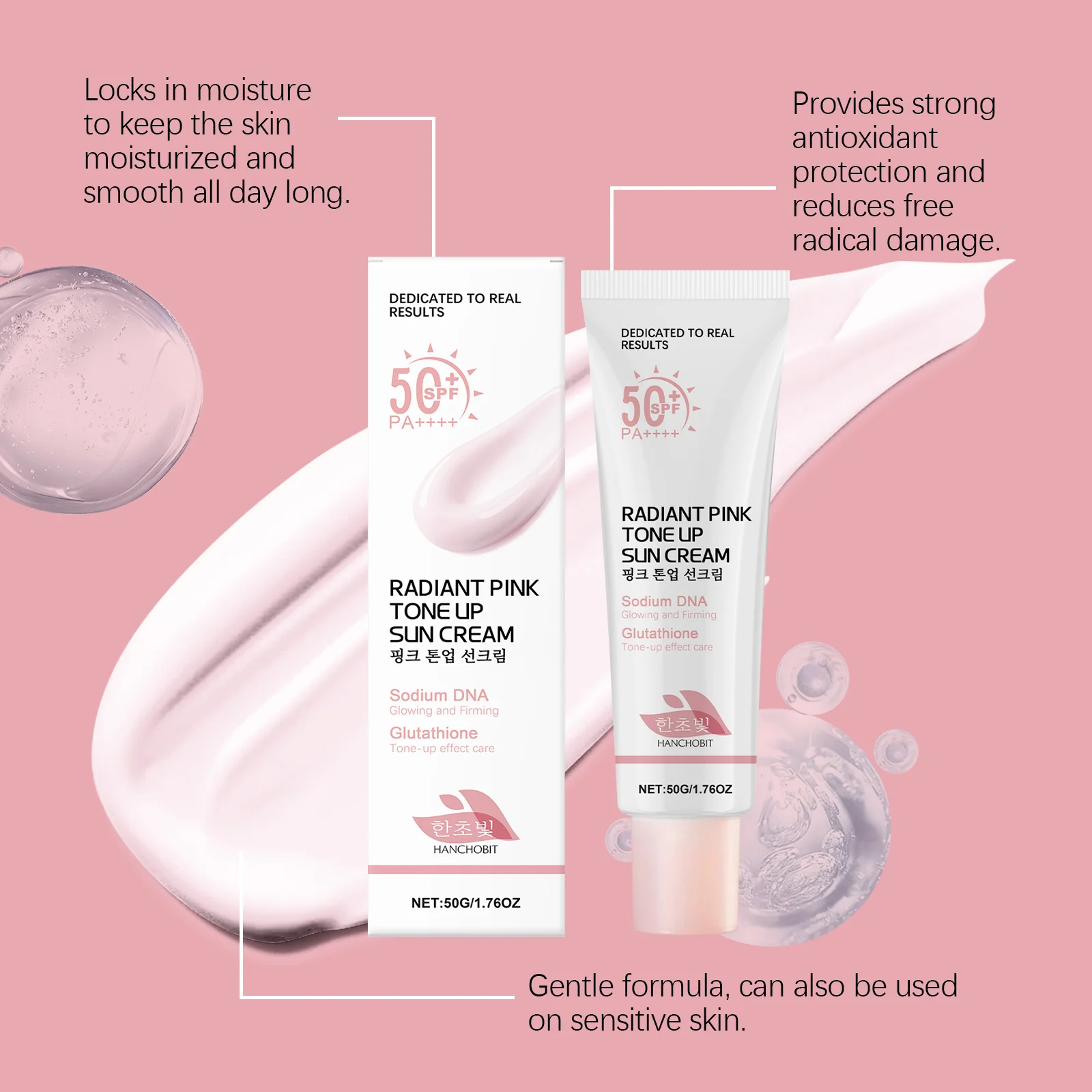 hanchobit moisturizing brightening protective cream uv HANCHOBIT HX 07 81