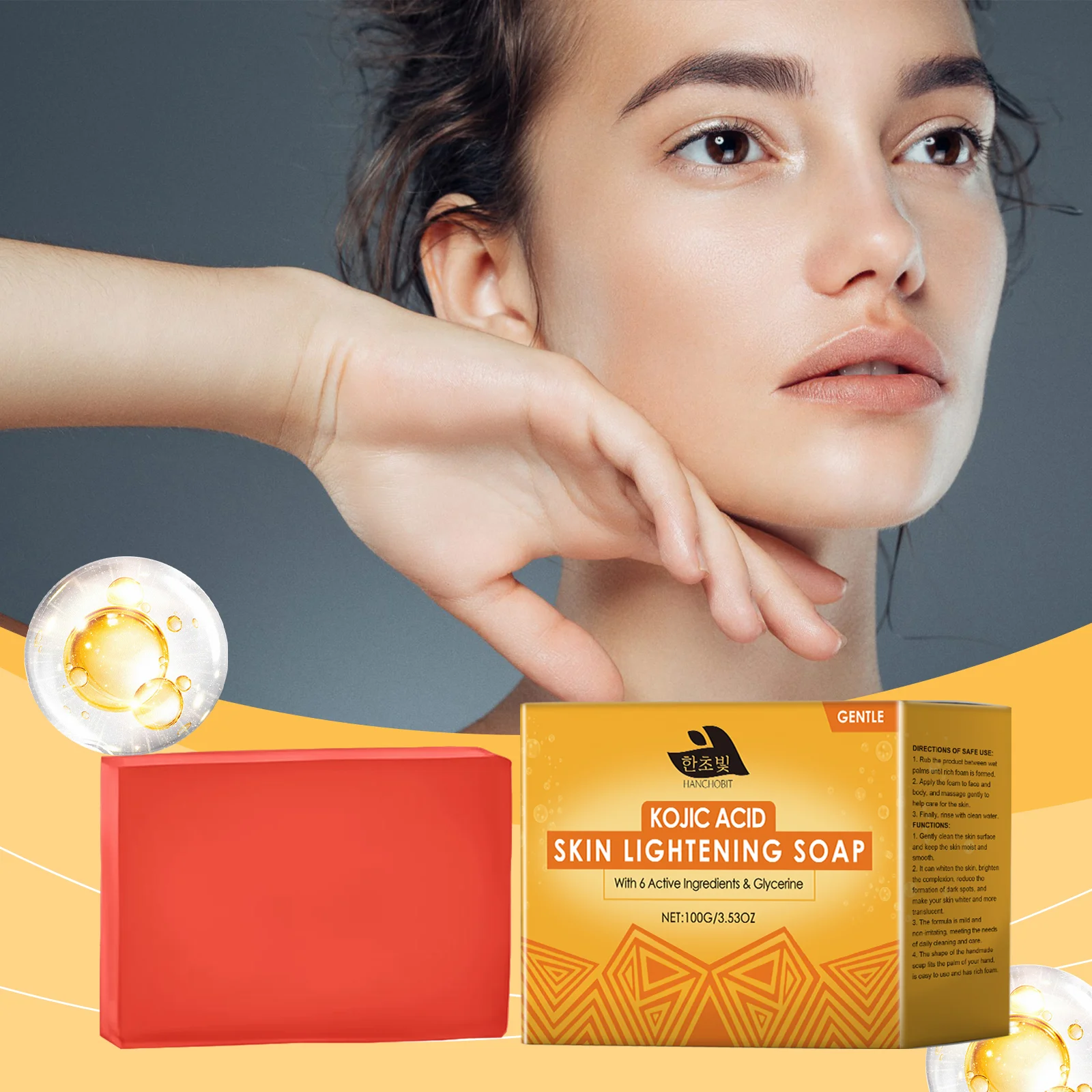 hanchobit moisturizing cleansing soap tender skin HANCHOBIT HX 11 127