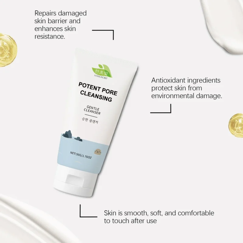 HANCHOBIT Moisturizing Facial Cleanser - Gentle Pore Cleansing & Hydration - Image 4