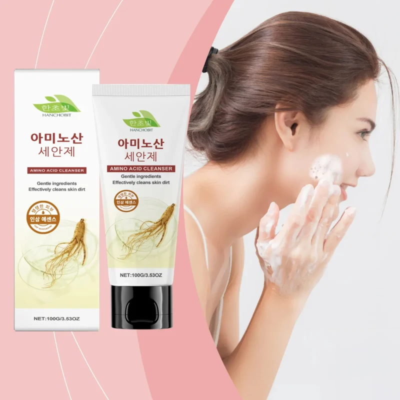 HANCHOBIT Moisturizing Facial Cleanser - Non-Greasy & Refreshing - Image 2