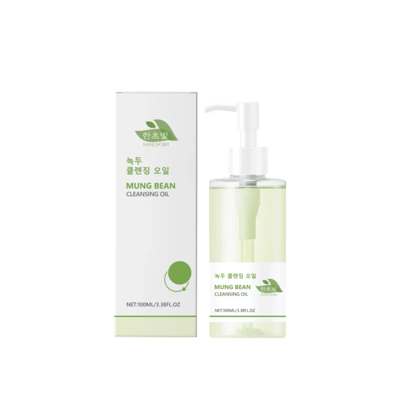 HANCHOBIT Mung Bean Makeup Remover Oil for Face, Eyes & Lips