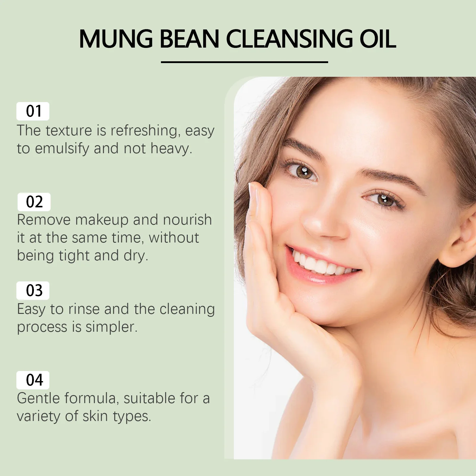 hanchobit mung bean makeup remover oil face eyes lips HANCHOBIT HX 111 1373